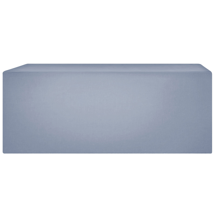 Copertura per mobili da giardino Copertura antipioggia in poliestere PVC grigio 200 x 185 x 75 cm