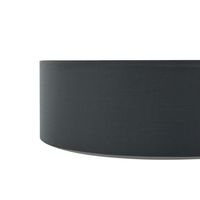 Lampada paralume in policotone grigio ⌀ 45 cm in stile Boho moderno