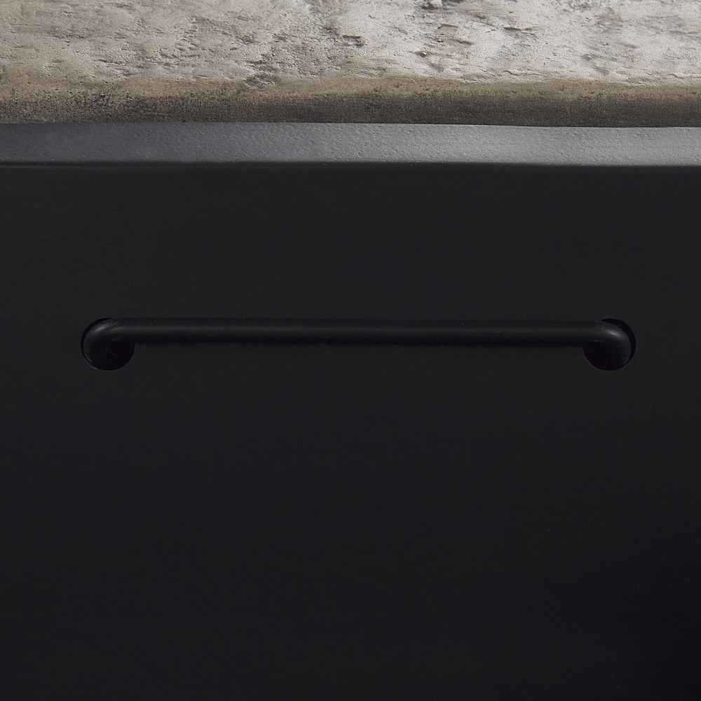 Riscaldatore per braciere grigio Nero con copertura in rete quadrata per esterni