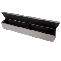 Letto velluto di colore grigio rete a doghe e cassapanca 160 x 200 cm stile moderno glam