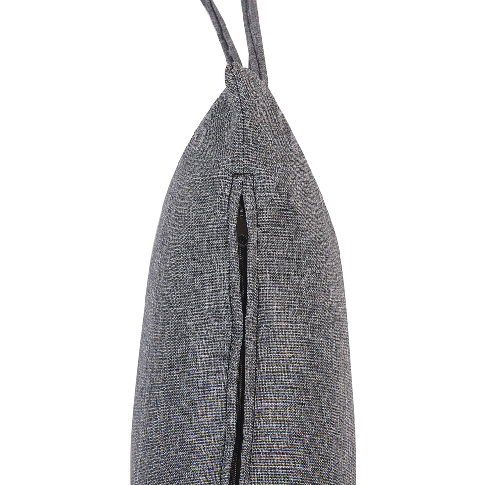 Sedia sospesa poltrona pensile Cestino di vimini rotondo in rattan Nero senza supporto con cuscini Boho