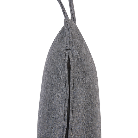 Sedia sospesa poltrona pensile Cestino di vimini rotondo in rattan Nero senza supporto con cuscini Boho