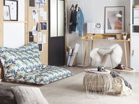 Grande Bean Bag Multicolore motivo floreale foglie per distendersi Zip gigante Beanbag