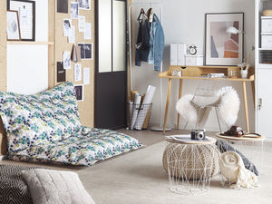 Grande Bean Bag Multicolore motivo floreale foglie per distendersi Zip gigante Beanbag