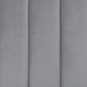 Letto imbottito velluto grigio e oro rete a doghe testiera alta 180 x 200 cm testata alta design retrò