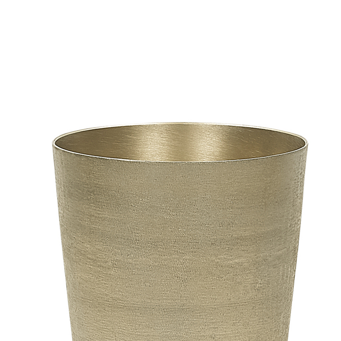 Vaso di fiori in metallo dorato 31 cm decorativo impermeabile moderno soggiorno glamour pezzo