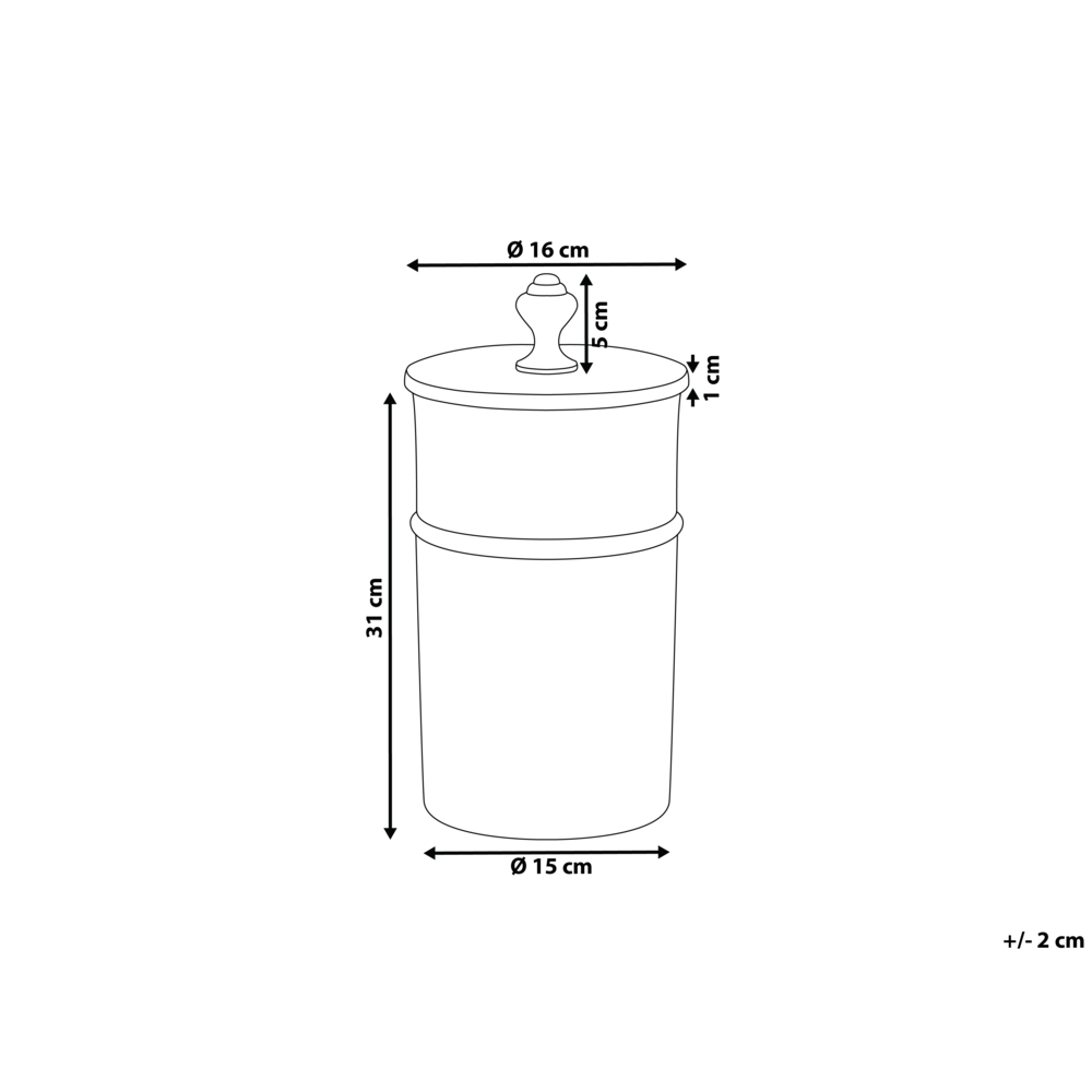 Contenitore Decorativo Con Coperchio Rotondo In Metallo dorato Pietra Bianca Glamour