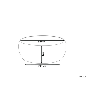 Ciotola decorativa in metallo Nero e dorato rotondo con motivo a nido d'ape  Home Decor Accessorio Glam Design