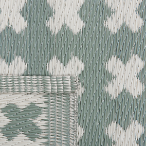 Tappeto per esterno Mat Verde Sintetico 90 x 180 cm Ecologico Moderno Minimalista