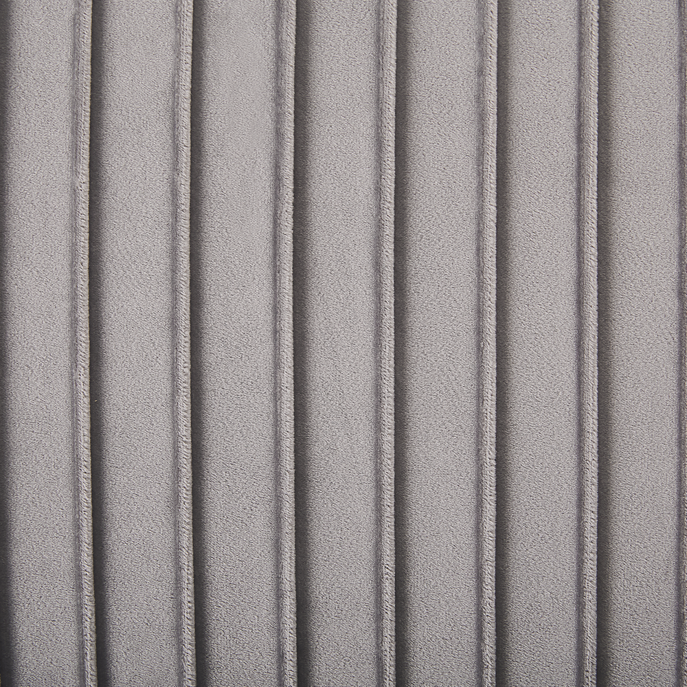 Panca Grigio Velluto Imbottito Gambe In Metallo dorato 118 cm Glamour Soggiorno Camera Da Letto Corridoio