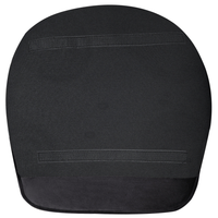 Poltrona Velluto Nero Braccioli Incassati Gambe In Legno Retrò