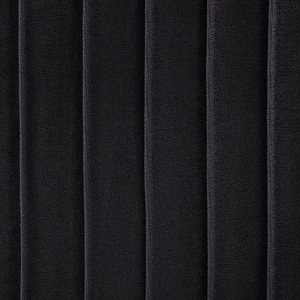 Poltrona Velluto Nero Braccioli Incassati Gambe In Legno Retrò