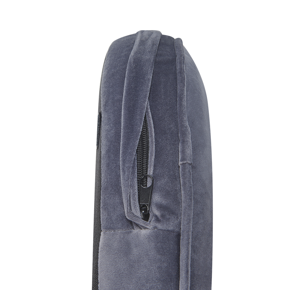 Poltrona Velluto Grigio Braccioli Incassati Gambe In Legno Retrò