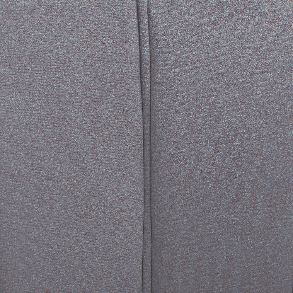 Poltrona in velluto grigio Forma Di Conchiglia gambe in metallo retrò