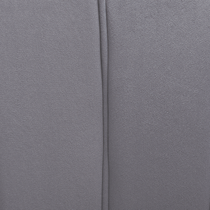 Poltrona in velluto grigio Forma Di Conchiglia gambe in metallo retrò