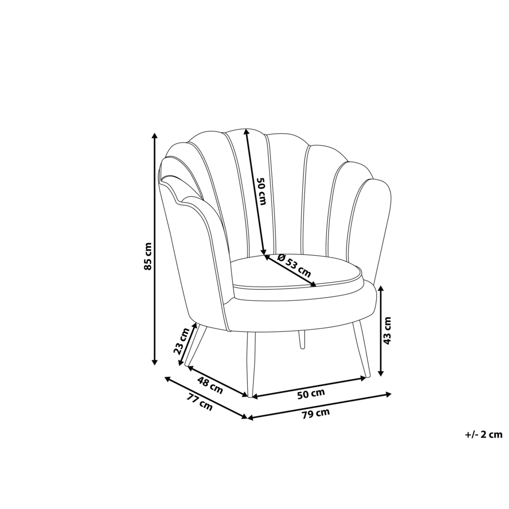 Poltrona Velluto Giallo Forma Di Conchiglia Gambe In Metallo Retrò