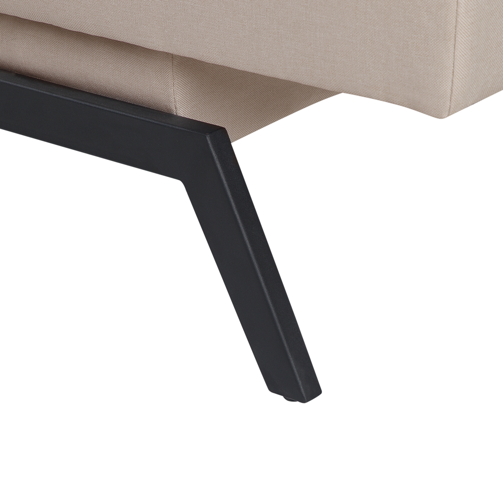 Divano Letto Rivestimento Tessuto Patchwork Multicolore 3 Posti Meccanismo Click Clack