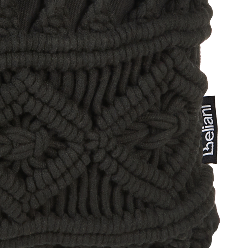 Set di 2 cuscini decorativi in macramè di cotone Nero 45 x 45 cm Corda Boho Retro Decor Accessori