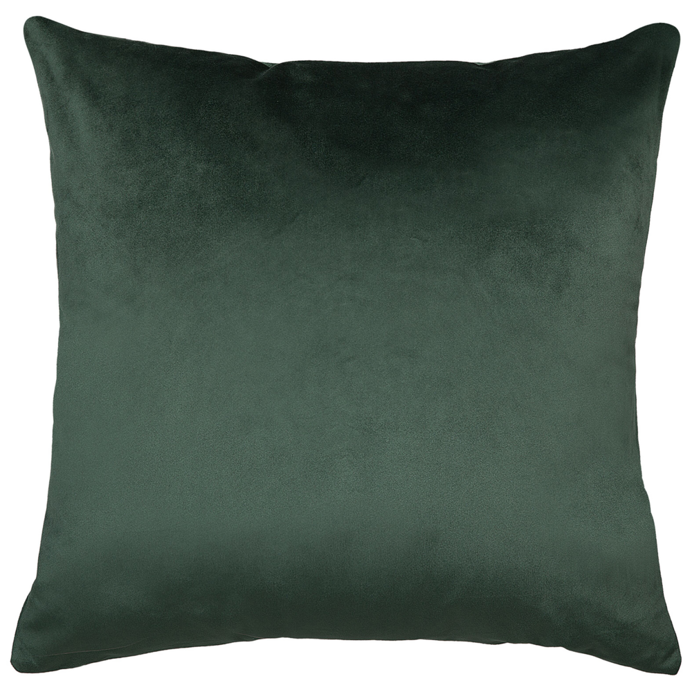 Set di 2 cuscini decorativi Velluto verde Foglia di palma Motivo floreale 45 x 45 cm Lamina di animali Stampa Modern Retro Decor Accessori