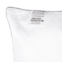 Set 2 Cuscini Letto Cotone 50 x 60 cm Morbido in stile moderno classico tradizionale