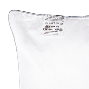 Set 2 Cuscini Letto Cotone 50 x 60 cm Morbido in stile moderno classico tradizionale