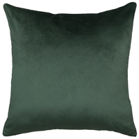 Set di 2 Cuscini Decorativi Velluto Verde Ricamato Motivo Foglia 45 x 45 cm Motivo Floreale Glamour Arredamento Retrò Accessori