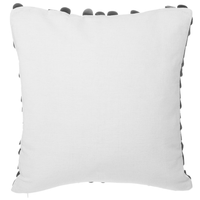 Set di 2 cuscini decorativi in ecopelle nera 45 x 45 cm Accessori decorativi effetto scala