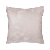 Set di 2 cuscini Decorativi Applique Piuma Rosa 45 x 45 cm Delicato Motivo Glam Decor Accessori