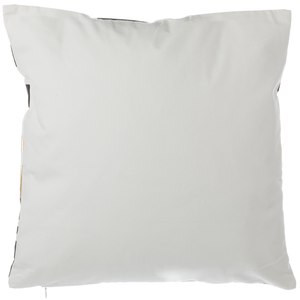 Set di 2 cuscini decorativi in cotone bianco e Nero motivo geometrico 45 x 45 cm Glamour