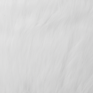 Set di 2 cuscini decorativi Shaggy in finta pelliccia bianca 45 x 45 cm