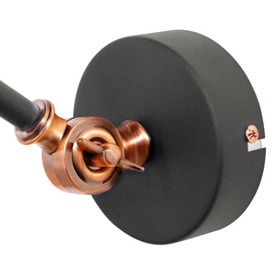 Set di 2 Lampade da Parete applique Faretti da parete in metallo grigio grafite Lampada da lettura piccola con braccio oscillante