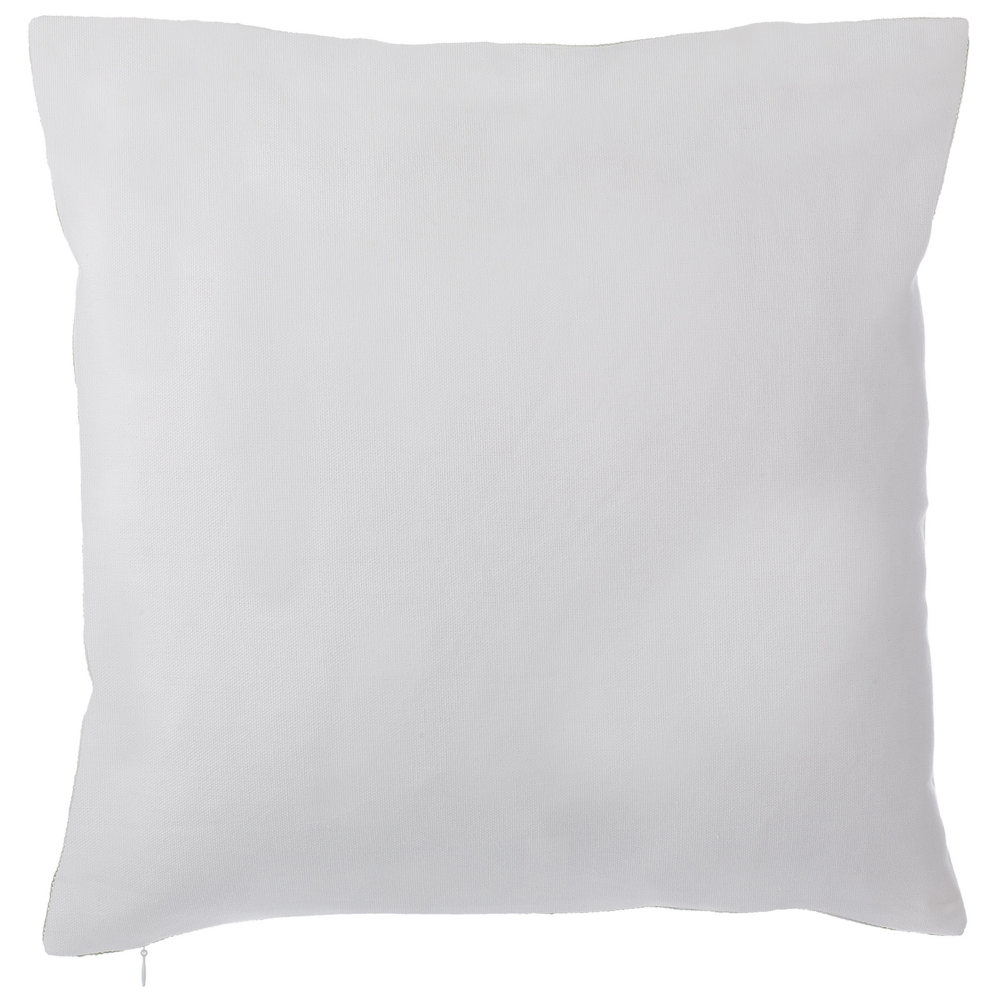 Set di 2 cuscini decorativi bianchi con stampa di foglie di palma in cotone verde 45 x 45 cm motivo floreale arredamento retrò accessori