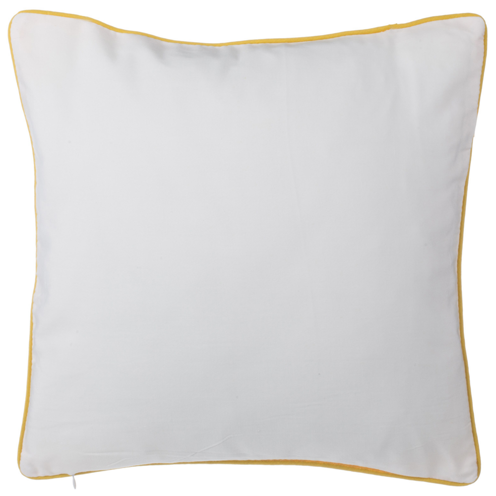 Set di 2 cuscini decorativi Triangoli gialli 45 x 45 cm Motivo geometrico Accessori decorativi moderni e minimalisti