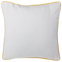 Set di 2 cuscini decorativi Triangoli gialli 45 x 45 cm Motivo geometrico Accessori decorativi moderni e minimalisti