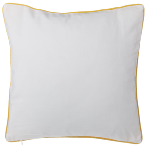 Set di 2 cuscini decorativi Triangoli gialli 45 x 45 cm Motivo geometrico Accessori decorativi moderni e minimalisti