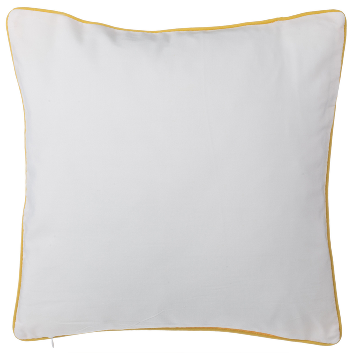 Set di 2 cuscini decorativi Triangoli gialli 45 x 45 cm Motivo geometrico Accessori decorativi moderni e minimalisti