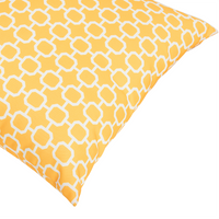 Set di 2 Cuscini da Esterno Giallo 40 x 40 cm Zip Modern