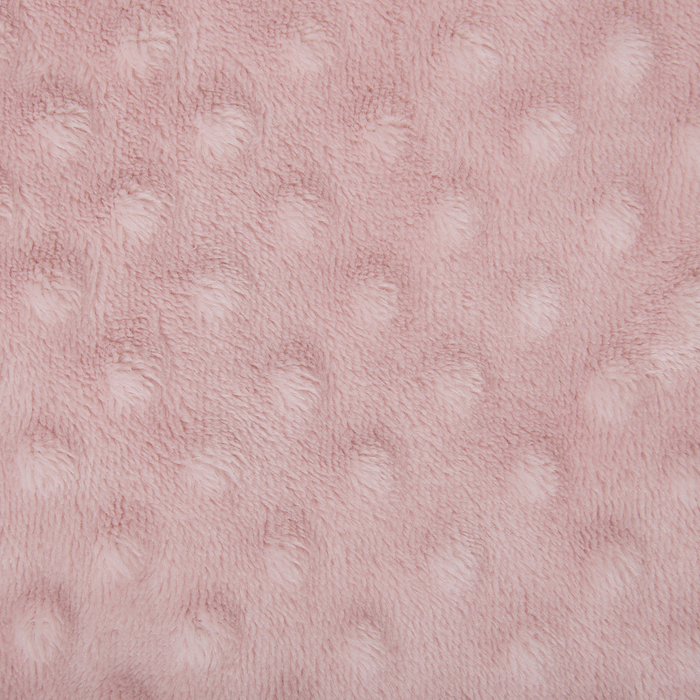 Coperta Rosa Plaid 200 x 220 con nappe Texture Popcorn Morbido Copriletto