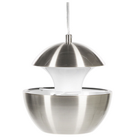 Lampada a Sospensione Argento Metallo Bianco Interno Design Moderno Sospensione Cucina Illuminazione