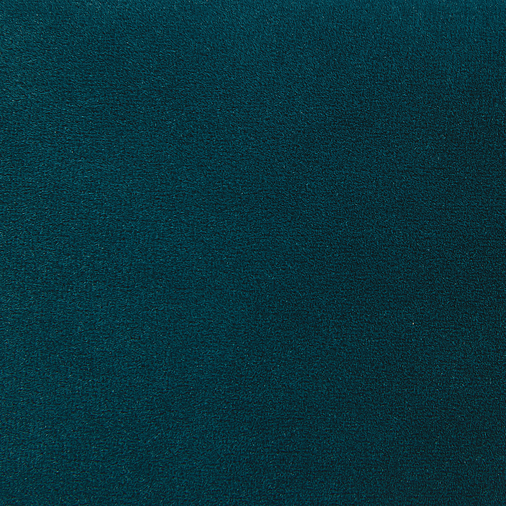 Pouf contenitore Rivestimento in velluto di poliestere blu turchese Base dorata Accessori per soggiorno dal design glamour