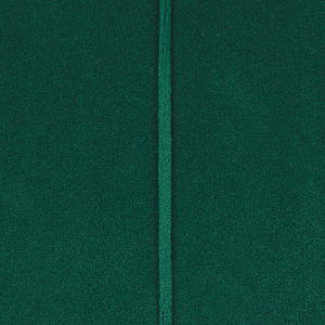 Set di 2 pouf ad incastro Seduta Verde Scuro Rivestimento in Velluto Base in Ferro Dorato Design Moderno