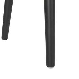 Comodino Sgabello Contenitore Marrone Chiaro gambe imbottite in velluto a coste Nero valigia design con bottoni