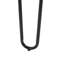 Set da pranzo Top impiallacciato marmo grigio e Nero 2 panche 4 posti industriale