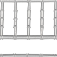 Set di 4 Sedie Pieghevoli Sedie Sala da Pranzo in Legno di Faggio Argento Stile Contemporaneo