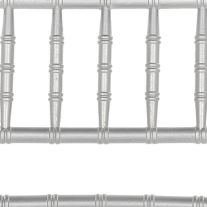 Set di 4 Sedie Pieghevoli Sedie Sala da Pranzo in Legno di Faggio Argento Stile Contemporaneo