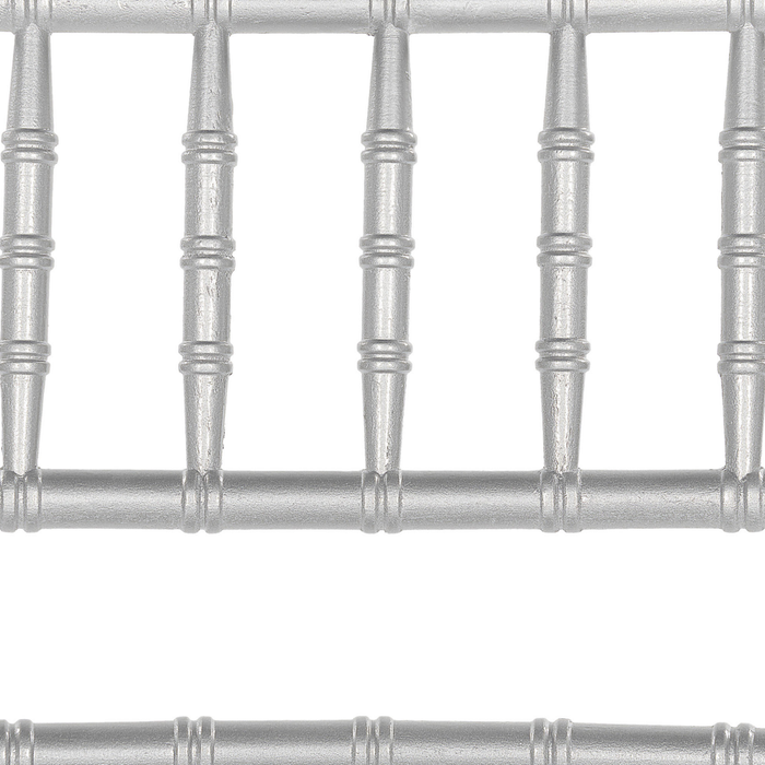 Set di 4 Sedie Pieghevoli Sedie Sala da Pranzo in Legno di Faggio Argento Stile Contemporaneo