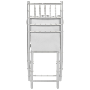 Set di 4 Sedie Pieghevoli Sedie Sala da Pranzo in Legno di Faggio Argento Stile Contemporaneo