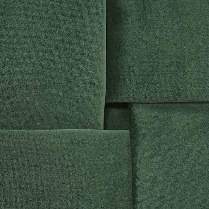 Letto imbottito matrimoniale 140 cm 6 testiera verde velluto gambe dorate