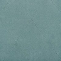 Sedia A Dondolo In Tessuto Verde Menta Pattini In Legno Massello Classico