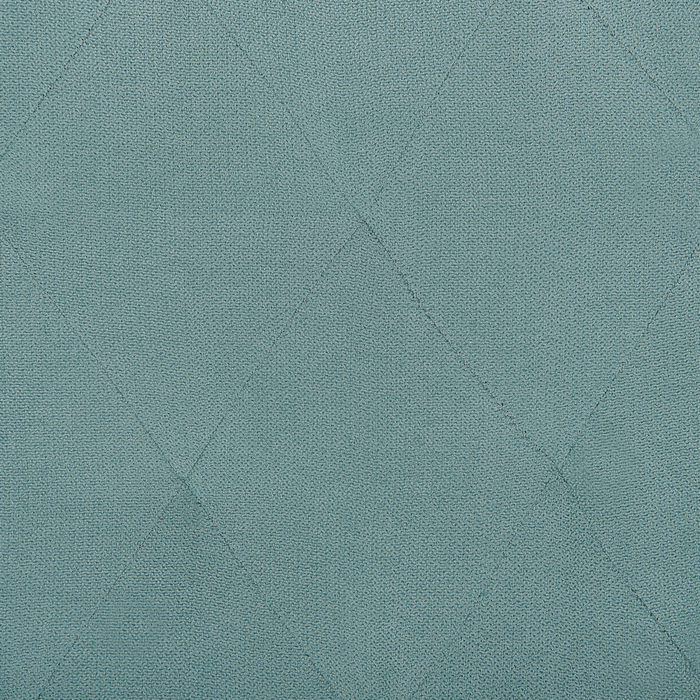 Sedia A Dondolo In Tessuto Verde Menta Pattini In Legno Massello Classico